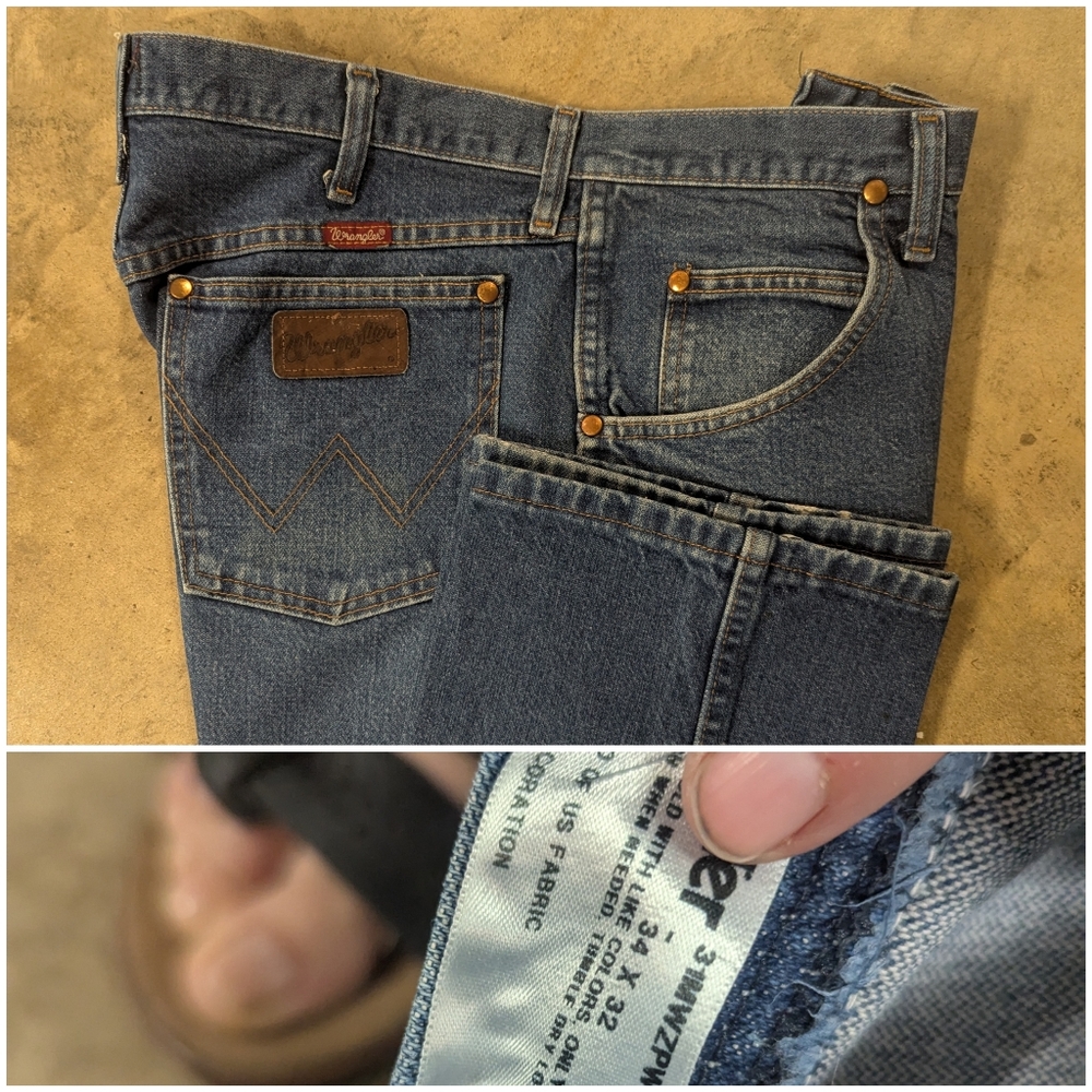 Wrangler Men's Classic Indigo Relaxed Jeans